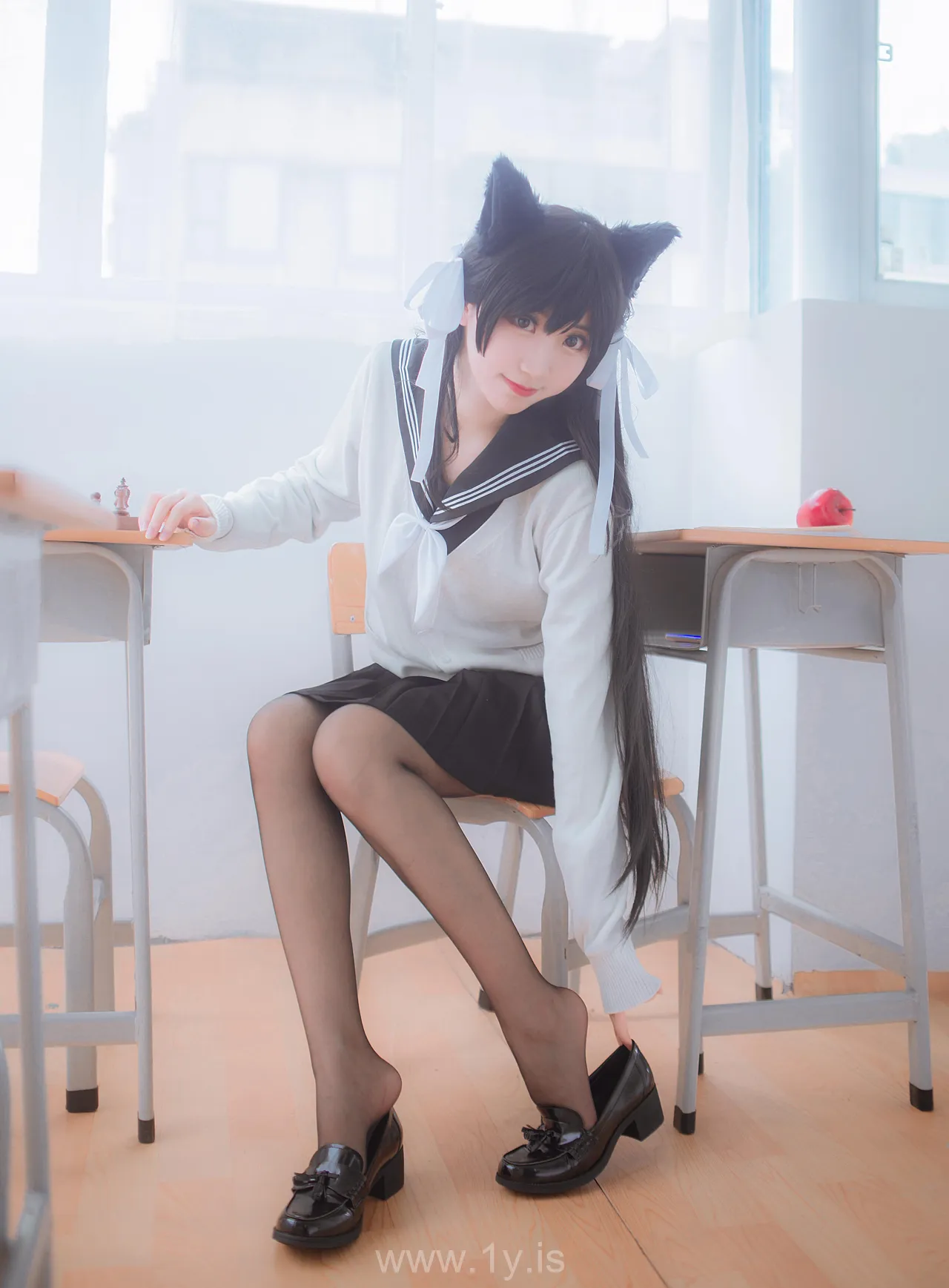 Coser@黑川 NO.005 Delightful Asian Teen 獒犬制服